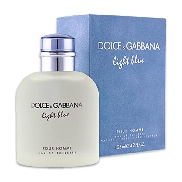 Dolce gabbana light blue pour homme eau de toilette 125ml vaporizador
