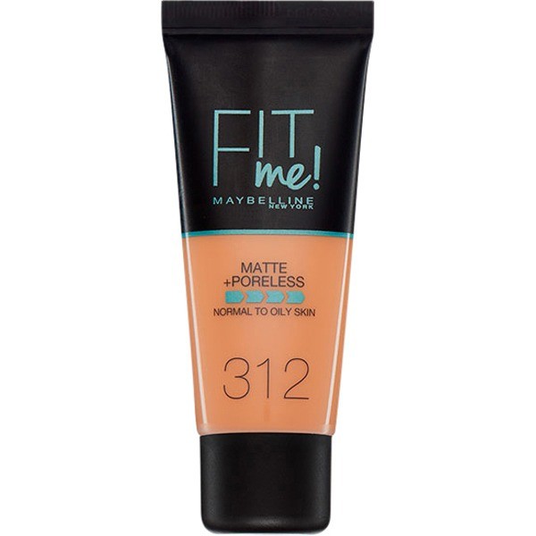 Maybelline fit me matte poreless base 312 golden 1un