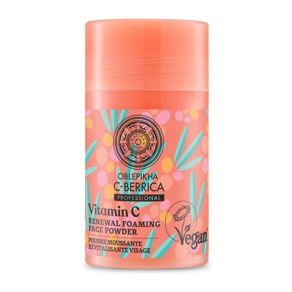 Natura siberica oblepikha berrica renewal foaming face powder vitamin c 30ml